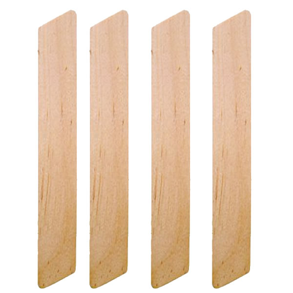 Dukal Wax Popsicle Stick 1/4 x 3 1/2. Pack of 100 Wooden Waxing